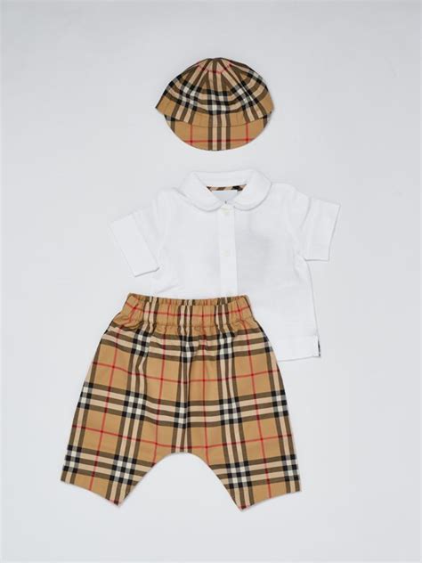 completino neonato burberry|burberry newborn.